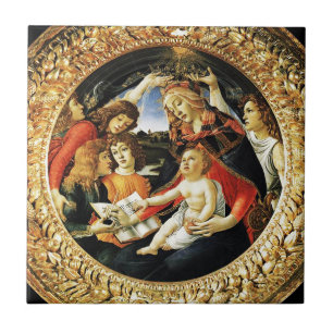 Magnificat Madonna Kakelplatta