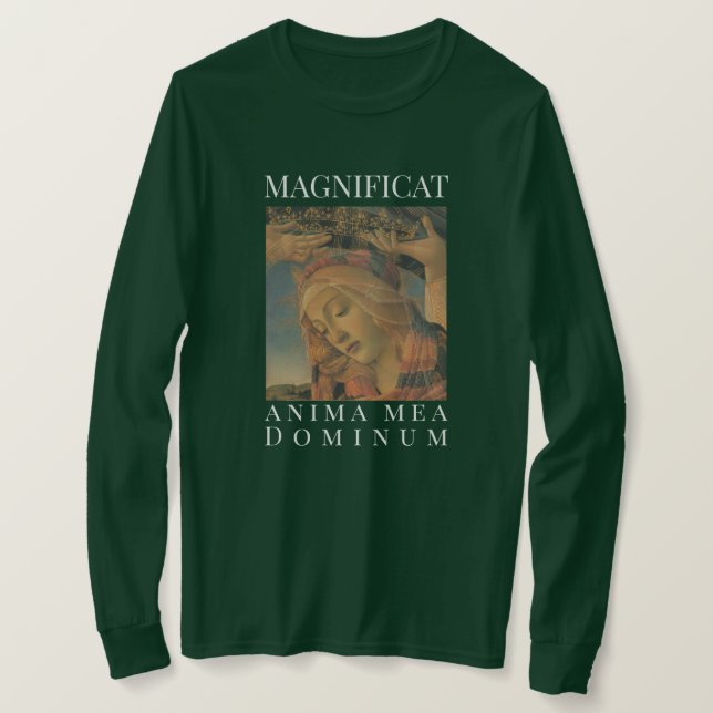 Magnificatens madonna av Boticelli Latin T Shirt (Design framsida)