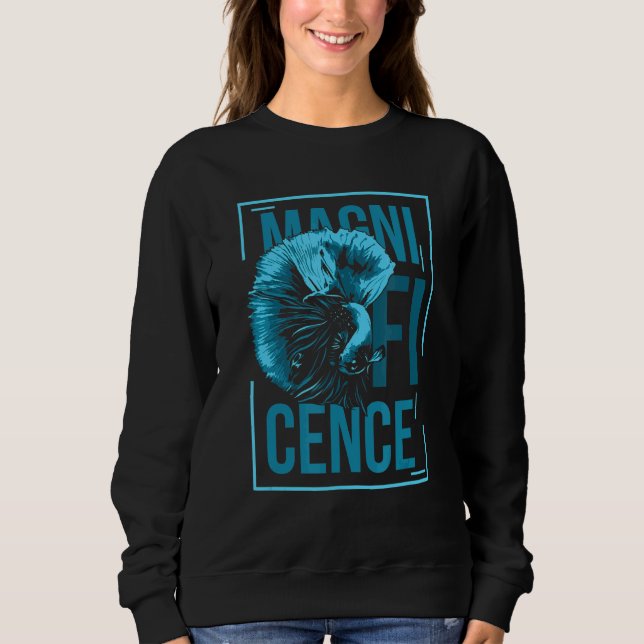 Magnificence Fish Animal Design T Shirt (Framsida)