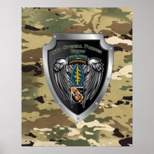 Magnificent 5th Speciell Forces Group (Airborne) Poster