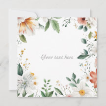 Magnificent blommigt ram