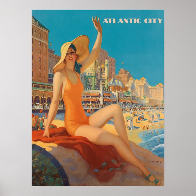 Magnificent Hotels of Atlantic City Poster (Framsidan)