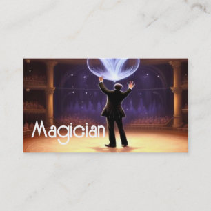 Magnificent Magic Act Magician Visitkort
