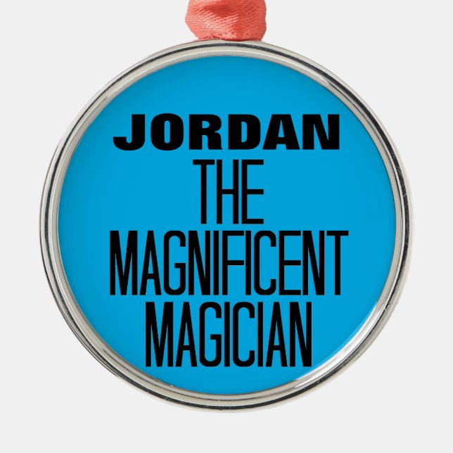 Magnificent Magician Julgransprydnad Metall (Framsidan)