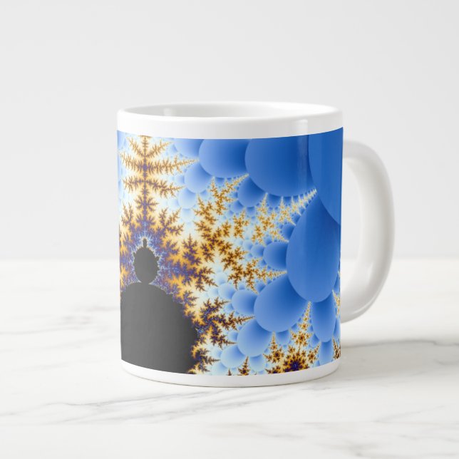 Magnificent Mandelbrot Fractal Jumbo Mugg (Framsida höger)