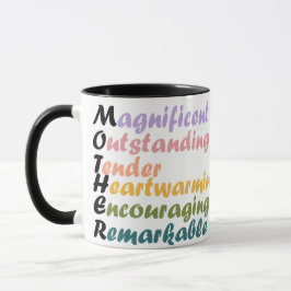 Magnificent Mother Acrostic Quote-best gift- Mugg