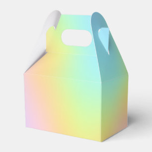 Magnificent Pastel Rainbow Bröllop Presentaskar