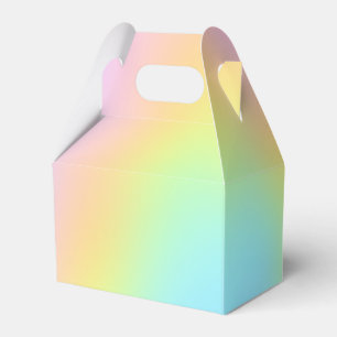 Magnificent Pastel Rainbow Bröllop Presentaskar