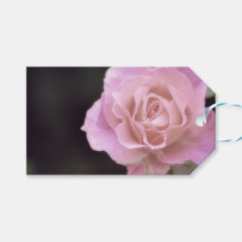 Magnificent Rosa ros Presentetikett