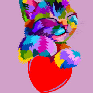 Magnificerad katt