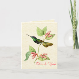Magnificerat Hummingbird Tackkort-kort Tack Kort