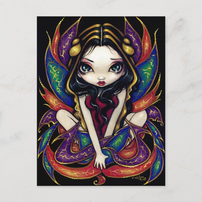 "Magnificet Vinge" vykort (Framsida)