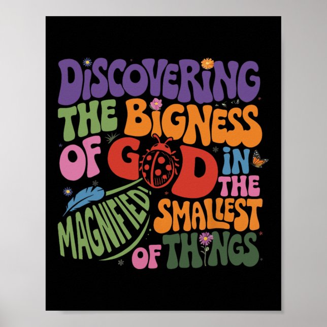 Magnified Vbs 2025 Discovering The Bigness Of God  Poster (Framsidan)