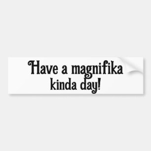 Magnifika Dag Krockdekal Bildekal