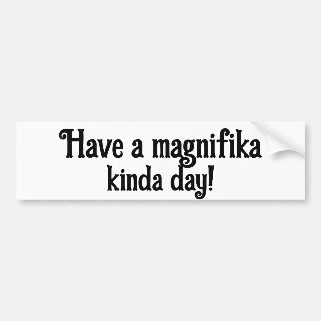 Magnifika Dag Krockdekal  Bildekal (Framsidan)