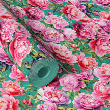 Magnifika Kärlek-peonier vid myntgränsen grönt