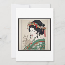 magnifique geisha inbjudningar