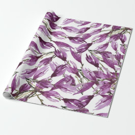 Magnolia Art Lila Violet Watercolor Presentpapper