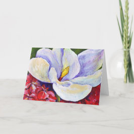 Magnolia & Azaleas Card Kort