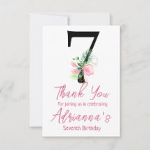 Magnolia Birthday bjudande, 7:e födelsedag