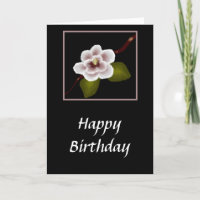 Magnolia Birthday Card (stor utskrift)