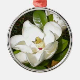 Magnolia Blommar Julgransprydnad Metall
