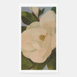 Magnolia blommar pappersservett