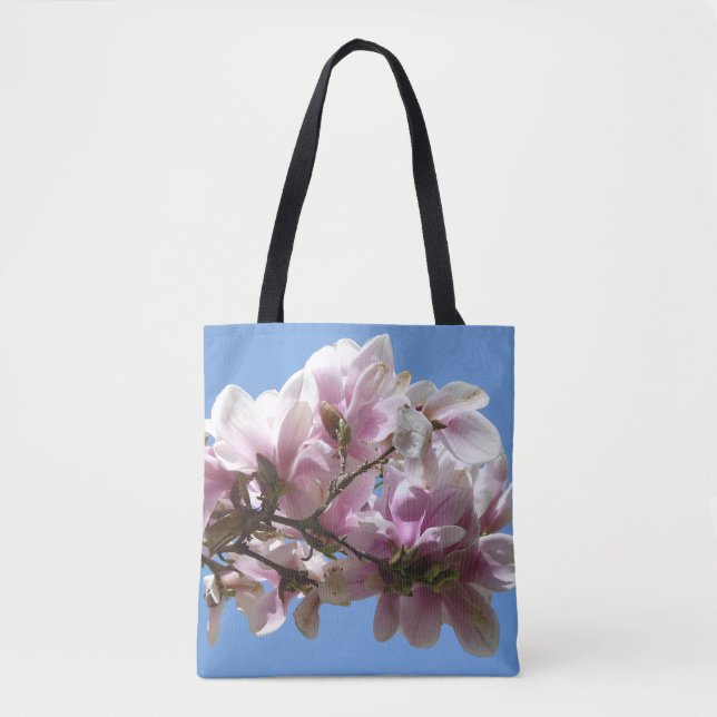 Magnolia Blommar Tygkasse (Framsida)