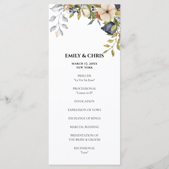 Magnolia Blommars | Elegant Violet Blommigt Greene Program (Framsida)