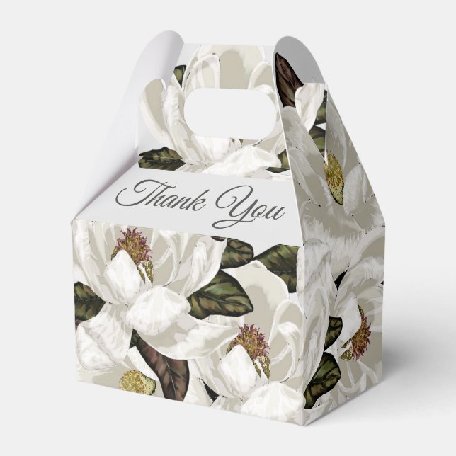 Magnolia blommars presentaskar (Framsidan Sidan)