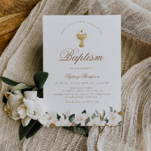 Magnolia blommigt baptism