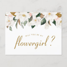 Magnolia blommigt, blir du mitt Blwergirl-kort