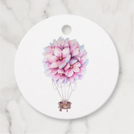 Magnolia Blommigt Gåvor Etiketter