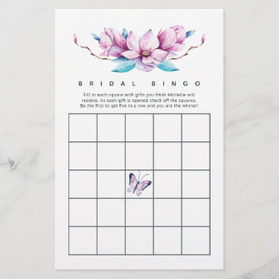 Magnolia Blommigt Möhippa Bingo