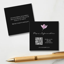 Magnolia Blommor Mer Information Bröllop Tilläggskort