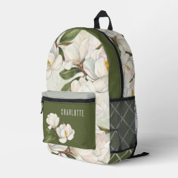 Magnolia Blooms Personlig Backpack