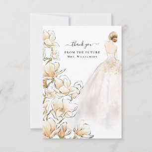 Magnolia Bride Future Mrs. Tack så mycket. Kort