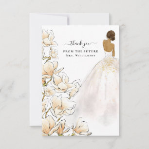 Magnolia Bride Future Mrs. Tack så mycket. Kort