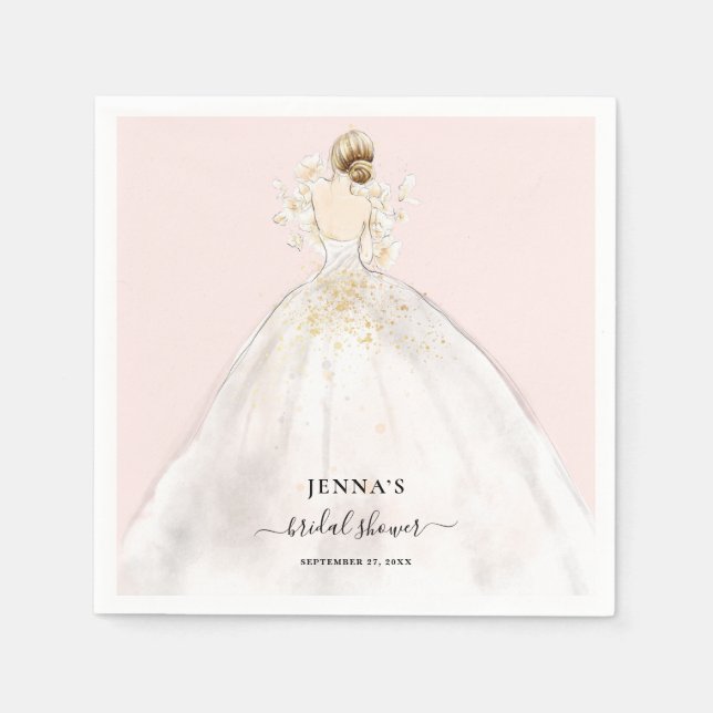 Magnolia Bride Möhippa Napkins Pappersservett (Framsidan)