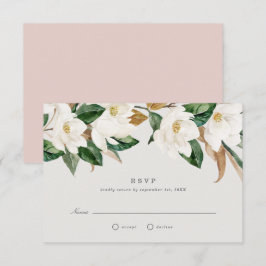 Magnolia Bröllop RSVP Inbjudningar