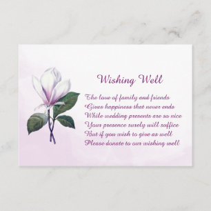 Magnolia Bröllop Wishing WWishing Cards Tilläggskort