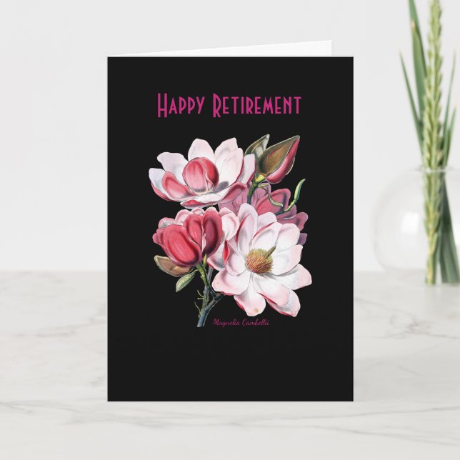 Magnolia Campbellii av Pierre Joseph Redoute Kort (Framsida)