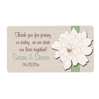 Magnolia Dreams Favor Sticker Fraktsedel