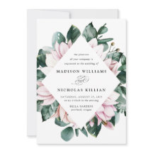 Magnolia & Eucalyptus | Blommig Ram Bröllop