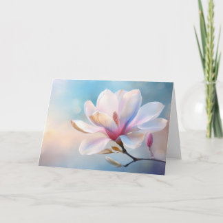Magnolia-färgad Kort