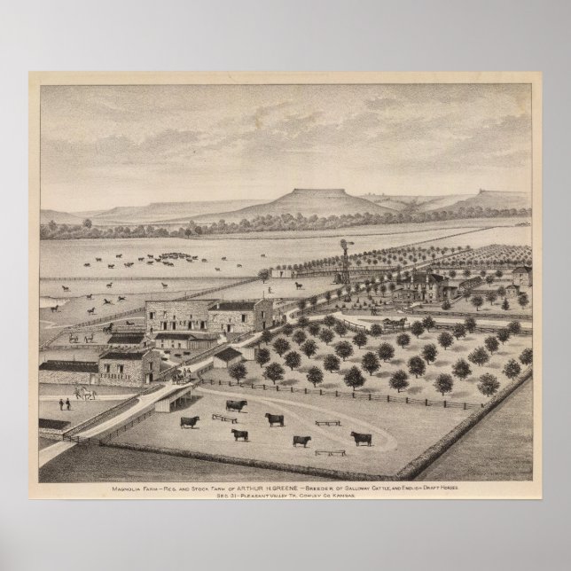 Magnolia Farm, Kansas Poster (Framsidan)