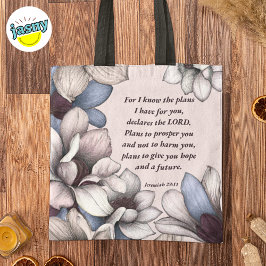 Magnolia Flower Christian Scripture Jeremiah 29:11 Tygkasse