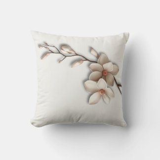  Magnolia Flower Minimalist Zen Kudde