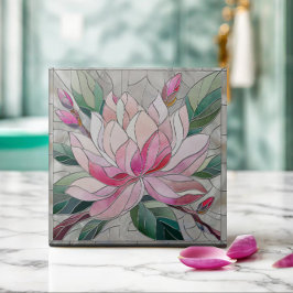Magnolia Flower Mosaic Ceramic Tile Kakelplatta
