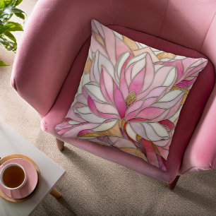 Magnolia Flower Mosaic Kudde